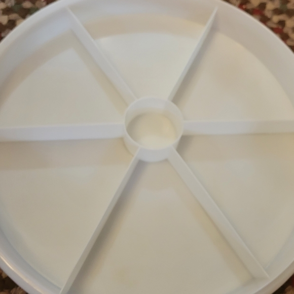 Vintage Tupperware Divided Serving Party Tray - Picture 5 of 5